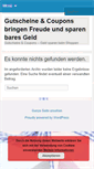 Mobile Screenshot of gutschein.biz
